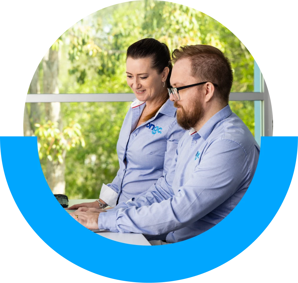 Staff with Laptop